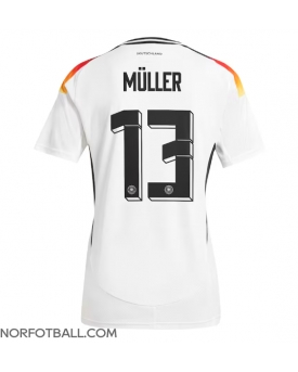 Billige Fotballdrakt Tyskland Thomas Muller #13 Replika Hjemmedrakt Dame EM 2024 Kortermet